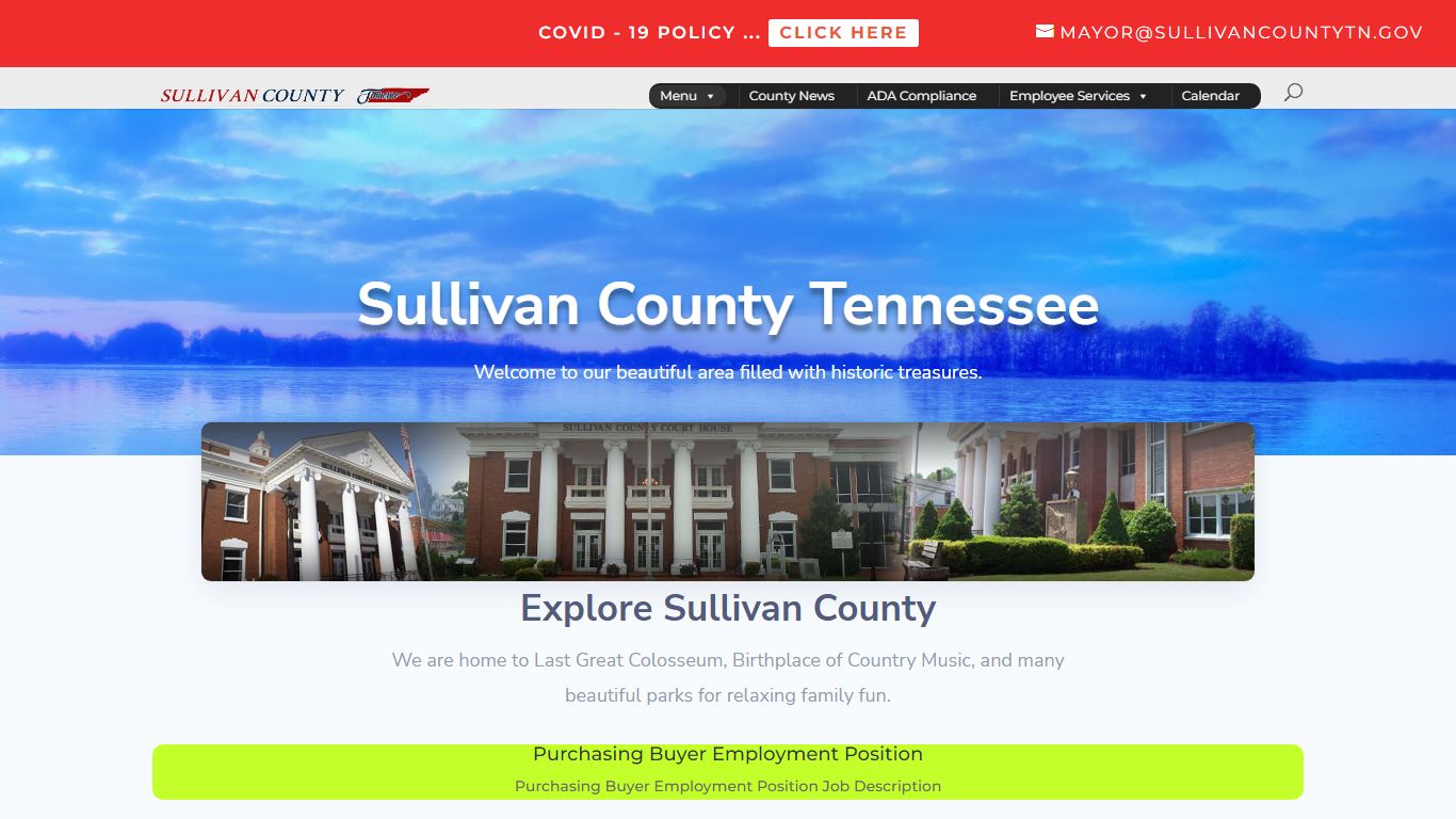 Sullivan County TN | Sullivan County Tennessee Government